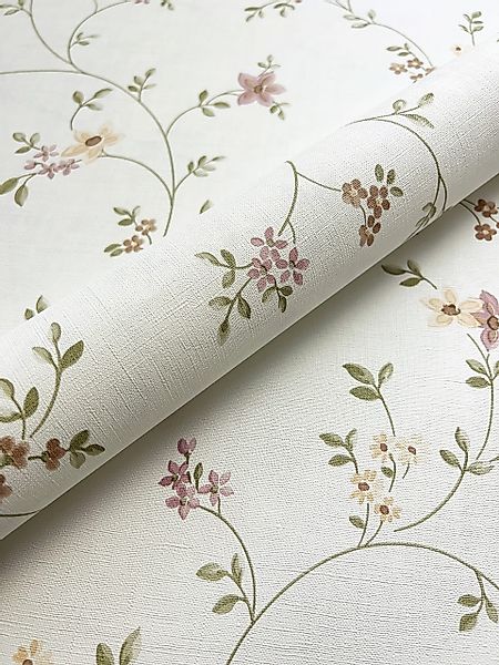 Newroom Vliestapete, strukturiert, Vintage, Blumentapete günstig online kaufen