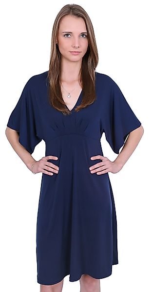 Sarcia.eu Midikleid Dunkelblaues Kimono-Kleid John Zack günstig online kaufen