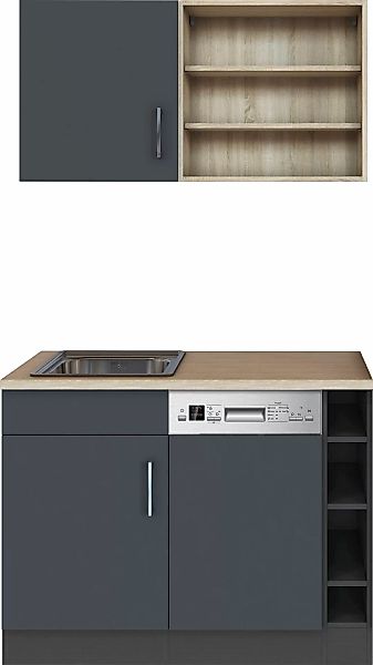 KOCHSTATION Pantryküche »KS-Mali«, Breite 110 cm, mit E-Geräten günstig online kaufen