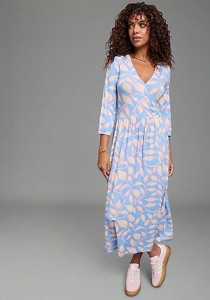 Laura Scott Midikleid wadenlanger Schnitt, aus Jersey, elastische Viskosemi günstig online kaufen