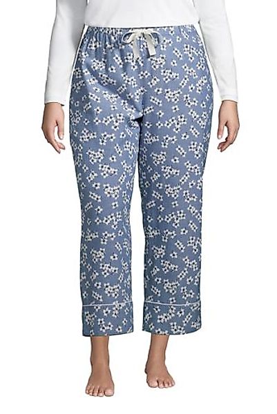 Draper James Chambray-Pyjamahose in großen Größen, Damen, Größe: 48-50 Plus günstig online kaufen