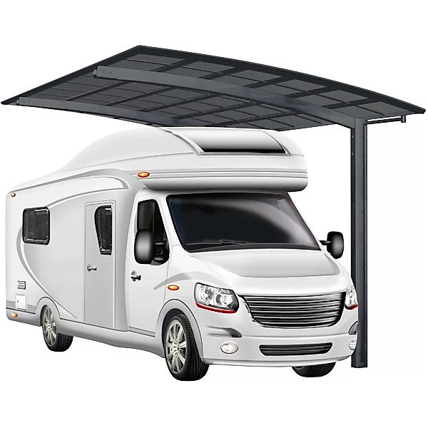 Ximax Runddach-Einzelcarport Portoforte Caravan Typ 60 Standard Schwarz günstig online kaufen