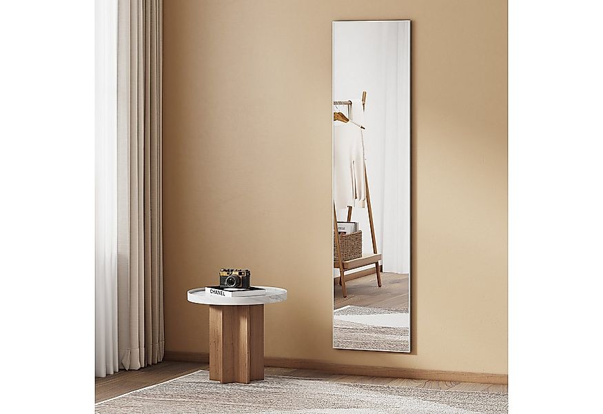EMKE Standspiegel mit Haken Ganzkörperspiegel mit Rahmen 160x40cm, HD Groß, günstig online kaufen