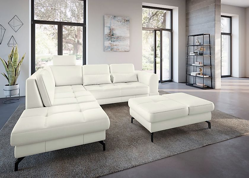 sit&more Ecksofa "Bendigo L-Form", inklusive Sitztiefenverstellung, Bodenfr günstig online kaufen