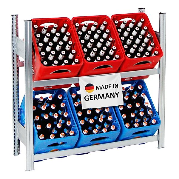 PROREGAL Getränkekistenregal Getränkeregal Chiemsee Made in Germany HxBxT 1 günstig online kaufen