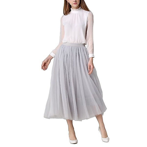 DEBAIJIA Meshrock Meshrock Damen Maxirock Sommer günstig online kaufen