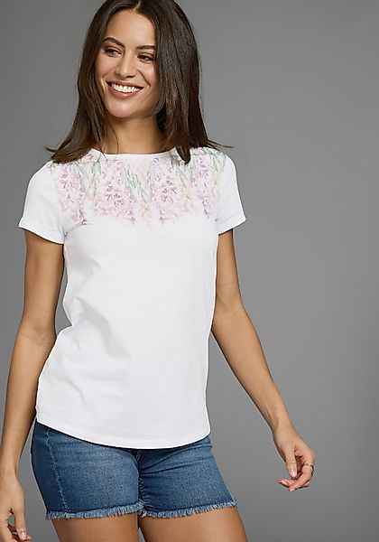 Laura Scott T-Shirt mit romantischen Floralprint günstig online kaufen