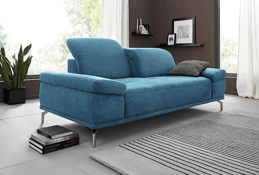 Home affaire 3-Sitzer "Caluna" mit Sitztiefen- und Kopfteilverstellung günstig online kaufen