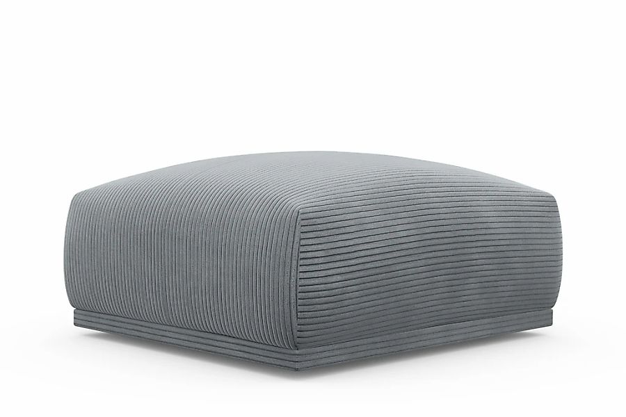 TRENDMANUFAKTUR Hocker "Braga, mit hochwertigem Kaltschaum, quadratisch, in günstig online kaufen