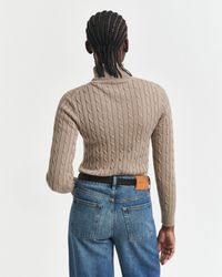 Gant Rollkragenpullover STRETCH COTTON CABLE TURTLENECK günstig online kaufen