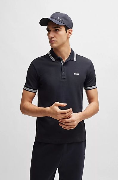 BOSS GREEN Poloshirt "Paddy", mit kontrastfarbenen Streifen am Kragen günstig online kaufen