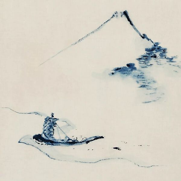 Poster / Leinwandbild - Mount Fuji By Katsushika Hokusai günstig online kaufen