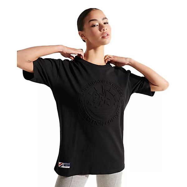 Superdry Expedition Embossed Kurzarm T-shirt L Black günstig online kaufen