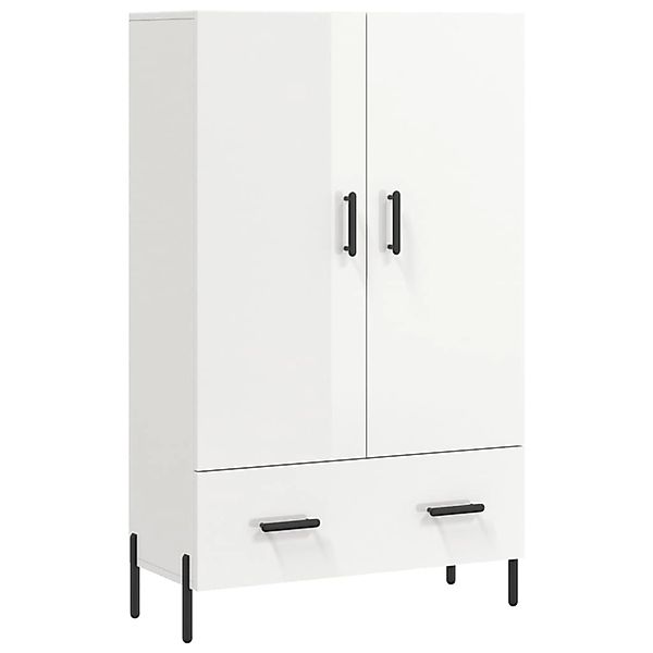 vidaXL Highboard Hochglanz-Weiß 69,5x31x115 cm Holzwerkstoff 828246 günstig online kaufen
