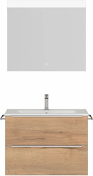 nobilia® Badmöbel-Set »Levere« vormontiert, mit Soft-Close, 2 Stk. tlg. günstig online kaufen