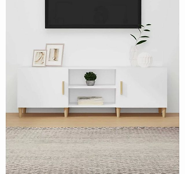 vidaXL TV-Schrank TV-Schrank Weiß 150x30x50 cm Holzwerkstoff (1-St) günstig online kaufen