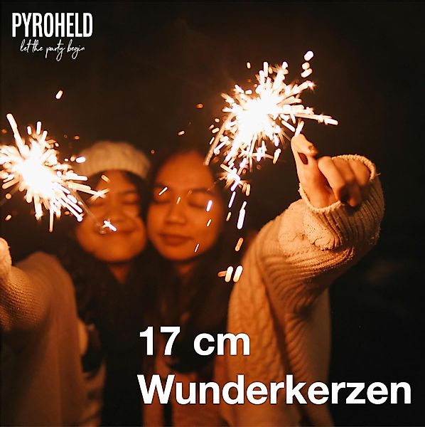 PYROHELD Geburtstagskerze Wunderkerzen - Sternspritzer 17 günstig online kaufen