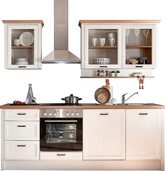 KOCHSTATION Küche Jasmin, 230 cm breit, wahlweise mit oder ohne E-Geräte günstig online kaufen