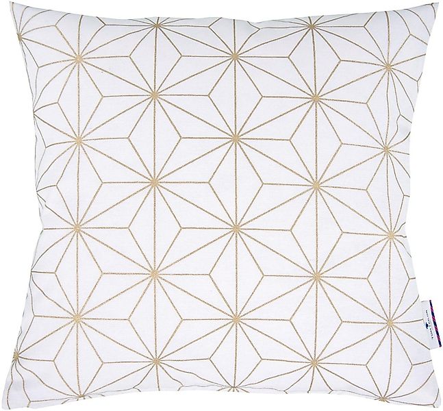 TOM TAILOR HOME Dekokissen "GOLDEN CHRYSTALS" Kissenhülle ohne Füllung, 1 S günstig online kaufen