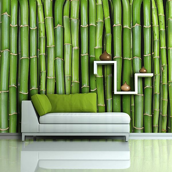 Fototapete - Imitation einer Bambuswand günstig online kaufen