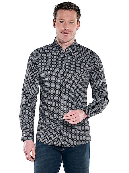 Engbers Langarmhemd engbers Herren Hemd langarm, Petrolgruen günstig online kaufen