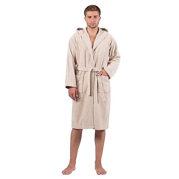 Herrenbademantel Komfortec Bademantel Herren mit Kapuze, günstig online kaufen