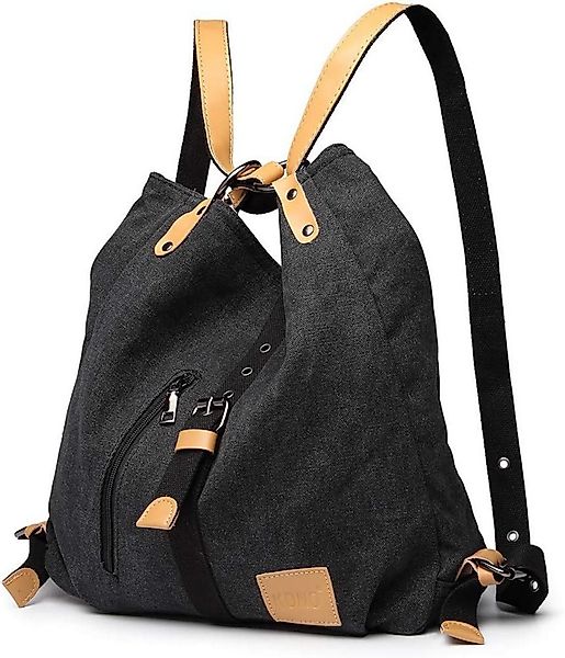 LuxusKollektion Henkeltasche Henkeltasche Rucksack Damen Canvas günstig online kaufen