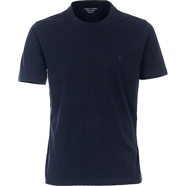 CASAMODA Rundhalsshirt CasaModa Basic T-Shirt dunkelblau günstig online kaufen