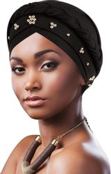 Coonoor Turbanmütze Afrikanischer Damen Geflecht Kopfbedeckung günstig online kaufen