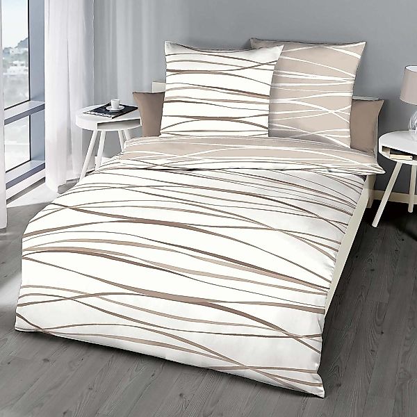 TRAUMSCHLAF Bettwäsche Bibermotion nature, Biber, 2 günstig online kaufen