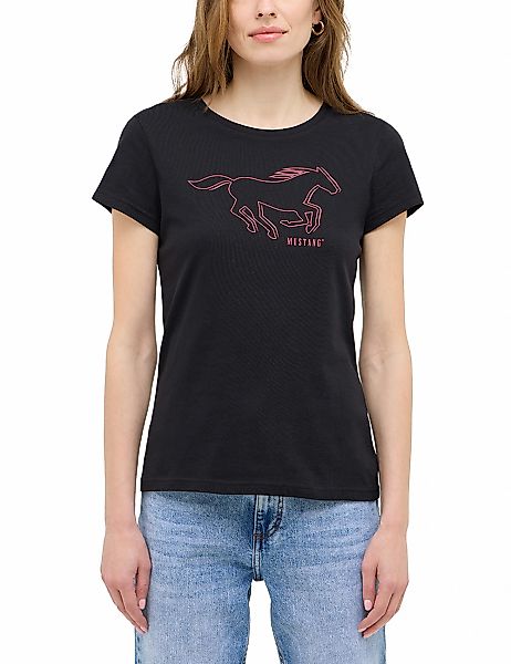 MUSTANG Kurzarmshirt "Damen Style Loa" günstig online kaufen