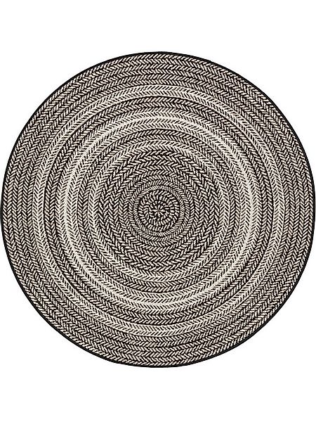 benuta Outdoorteppich Metro, rund, Höhe: 5 mm, Kunstfaser, Berber, Ethno-St günstig online kaufen