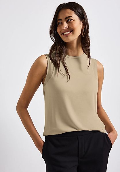 STREET ONE Trägertop, mit Chiffondetails günstig online kaufen