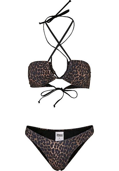 URBAN CLASSICS Bügel-Bikini Urban Classics Damen Ladies AOP Hot V Bikini günstig online kaufen