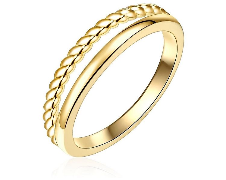 Rafaela Donata Silberring gelbgold, aus Sterling Silber günstig online kaufen