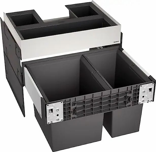 Blanco Mülltrennsystem »Select II 60/2«, 2 Behälter, Orga, Kunststoff, Stah günstig online kaufen