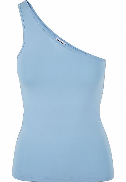 URBAN CLASSICS Tanktop "Urban Classics Damen Ladies Asymmetric Top" 1 Stk. günstig online kaufen