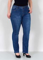 ESRA Straight-Jeans Damen Jeanshose Gerader Schnitt günstig online kaufen
