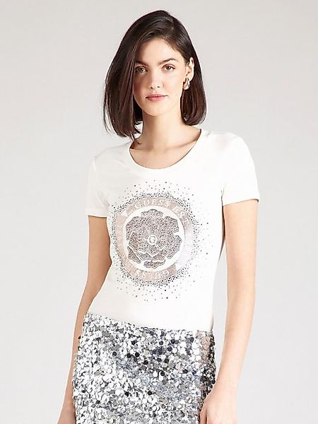 Guess T-Shirt (1-tlg) Ziersteine günstig online kaufen