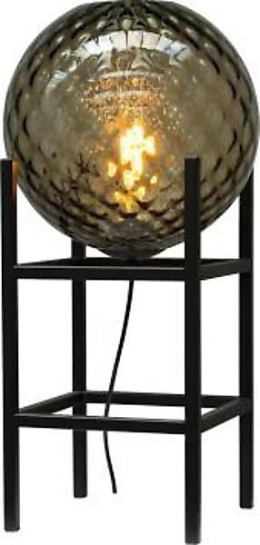 Tischlampe Schwarz Glas Metall 57 cm E27 dekorativ günstig online kaufen