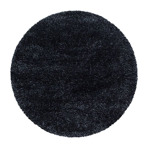 Carpettex Hochflor-Teppich Unicolor - Einfarbig, Rund, günstig online kaufen