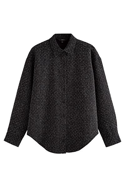 Next Jackenblazer Schimmernde Hemdjacke mit Strasssteinen günstig online kaufen