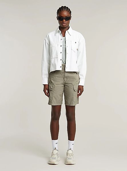 G-STAR T-Shirt "Overdyed Eyben Slim V-Neck Top" günstig online kaufen