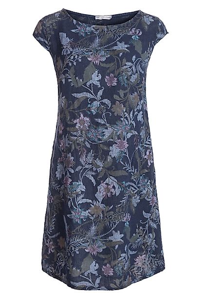 PEKIVESSA Sommerkleid Leinenkleid knielang kurzarm (Einzelartikel, günstig online kaufen