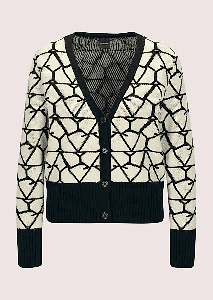 MADELEINE Strickjacke "Strickjacke Langarm Jacquard-Cardigan mit Kaschmir" günstig online kaufen