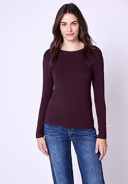 STREET ONE STUDIO Langarmshirt mit Rundhalsausschnitt günstig online kaufen