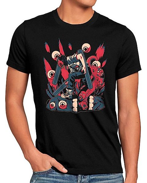 style3 T-Shirt Existence Ends denji anime cosplay chainsaw man devil günstig online kaufen