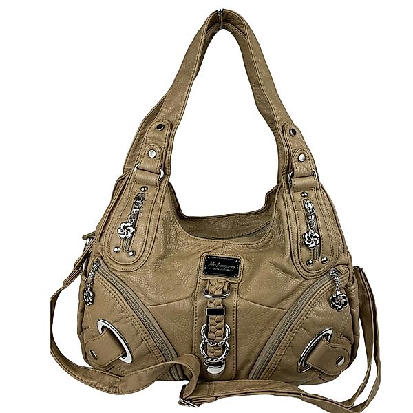 Taschen4life Schultertasche Damen, klassische Umhängetasche, Hobo günstig online kaufen
