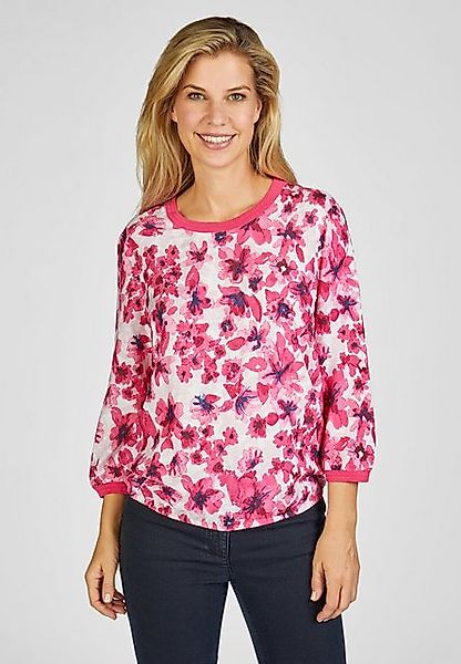 Rabe Klassische Bluse Rabe Geblümte Bluse mit Gummizug günstig online kaufen