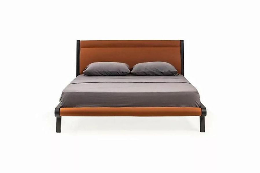 JVmoebel Bett Doppelbett Bett Bettrahmen Orange Schlafzimmerbett Schlafzimm günstig online kaufen